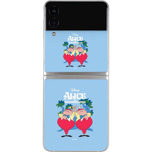 Disney Alice in Wonderland Tweedle Dee and Tweedle Dum Galaxy Z Flip4 5G Skin